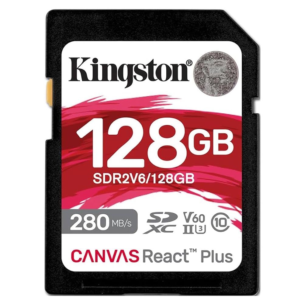 Kingston Canvas React Plus SDR2V6/128GB 128GB SDXC Hafıza Kartı