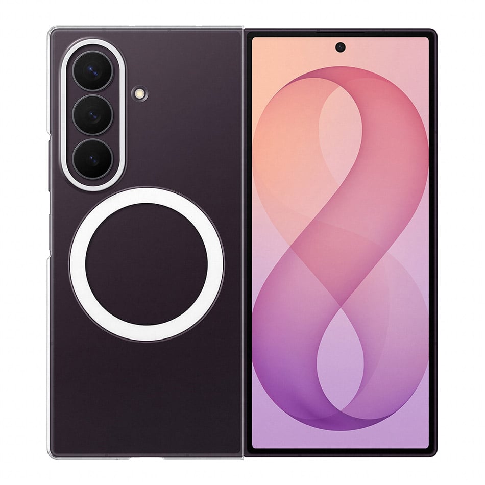 Galaxy Z Fold 8 Ultra SAMSUNG Şeffaf Manyetik Arka Kapak Kılıf EF-CF976CTEGWW