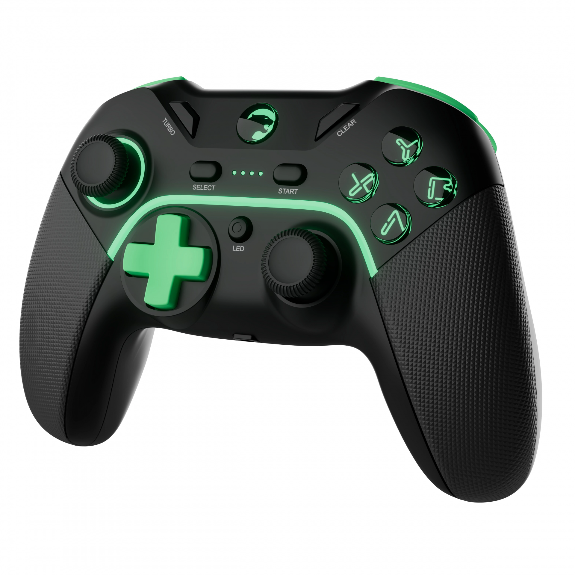 Gamepower Vitrus Hall Effect Joystickli Kablosuz Siyah 2.4G/Bluetooth
