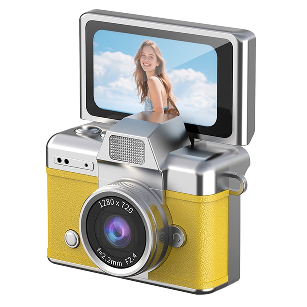 Abbruch Mini Flip Digital Camera Sarı Lk-027