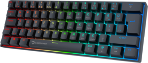 Klavye Gamepower Lyra Rgb 60M Mekanik Blue Switch Siyah