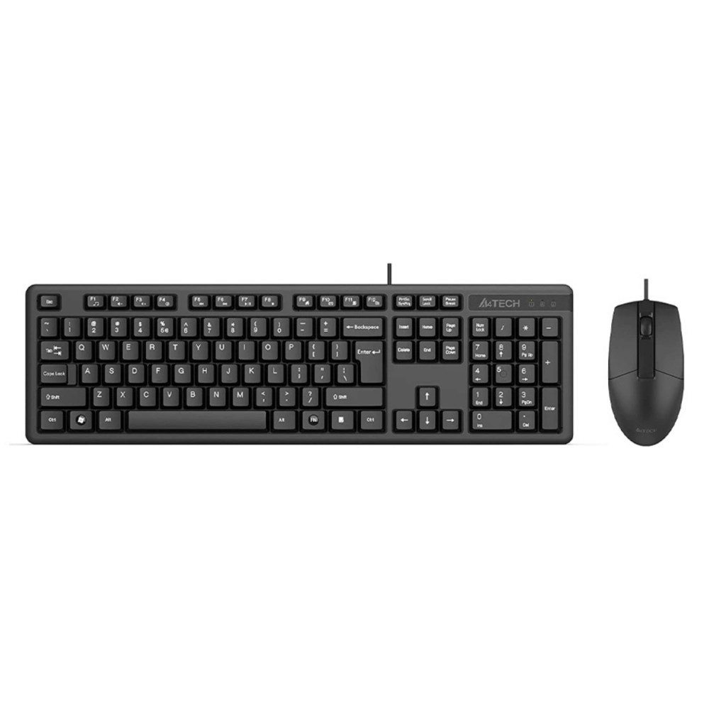Klavye Mouse Set A4Tech Kr-3330S Q Mm Siyah Tr Layout