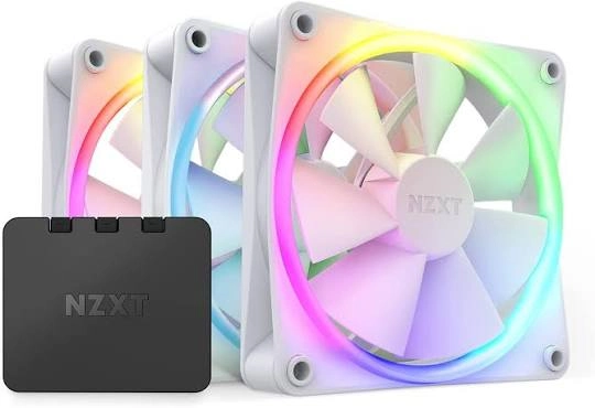 Nzxt F120 Rf-R12Tf-W1 Reverse Rgb White 120 Mm Fan(3'Lü Set)