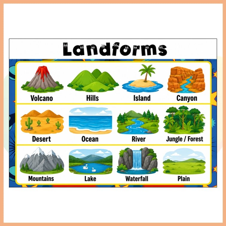 Landforms Afişi