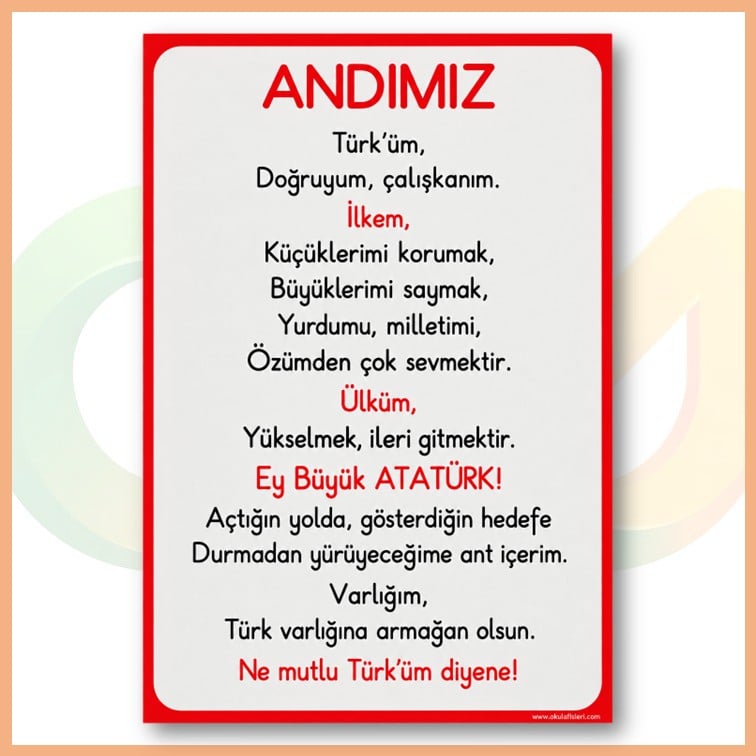 Andımız Afişi