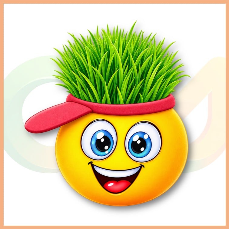 Emoji Çim Adam 2 (Lisanslı)