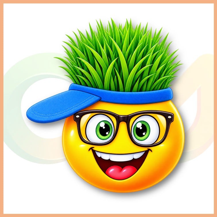 Emoji Çim Adam 5 (Lisanslı)