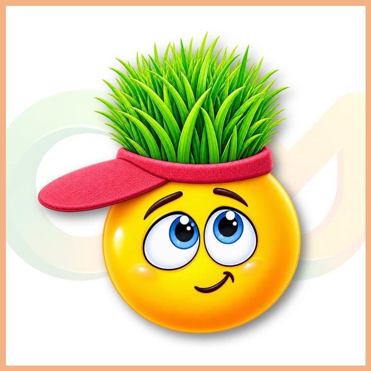 Emoji Çim Adam 6 (Lisanslı)