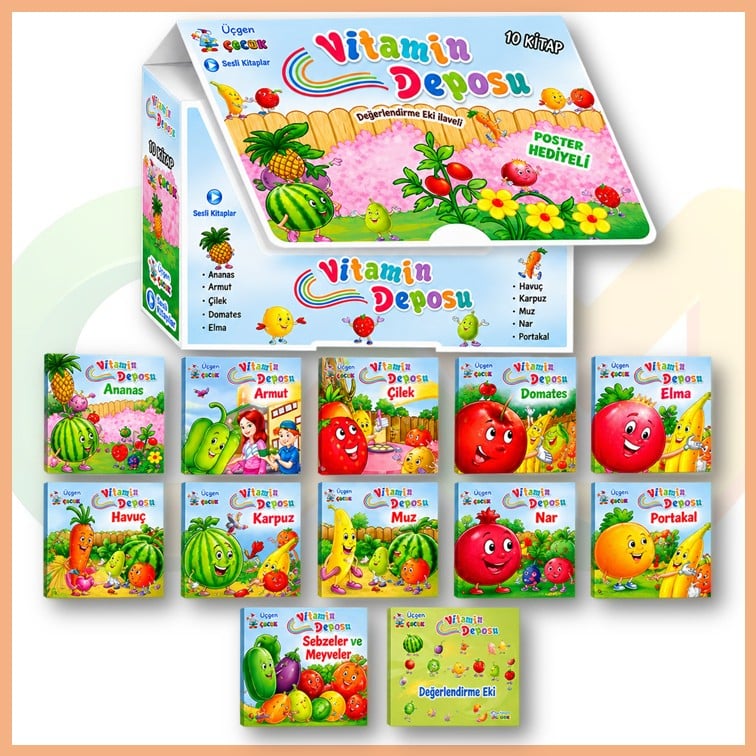 Vitamin Deposu 10'lu Set (Poster Hediyeli)