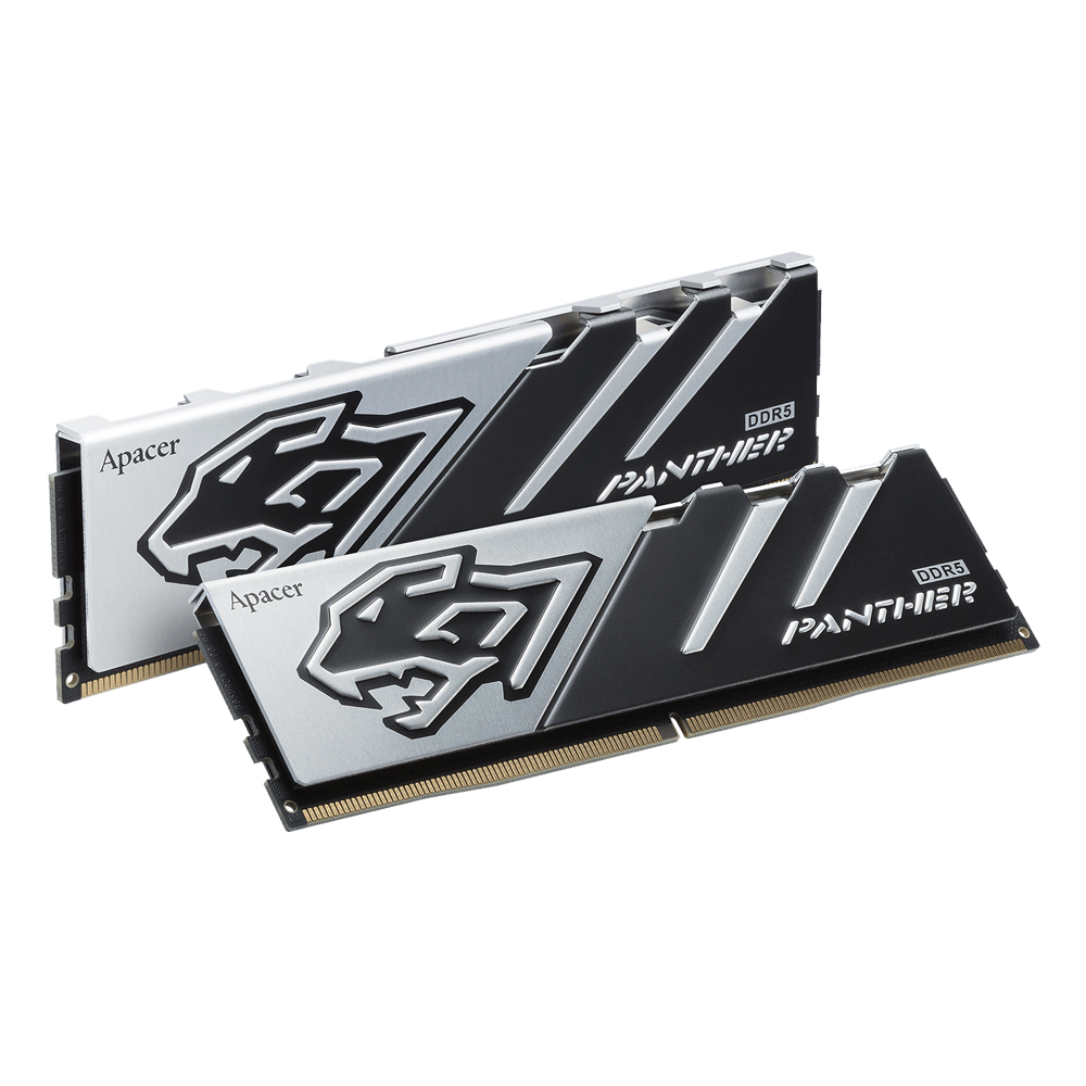 Apacer Panther AH5U32G60C6227BAA-2 32GB 2x16GB 6000MHz CL38 DDR5 Gaming Ram, Siyah