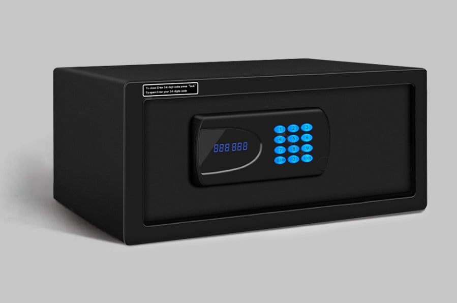 2042f-8 Safe Box - Tuş Şifreli Çelik Para Kasası
