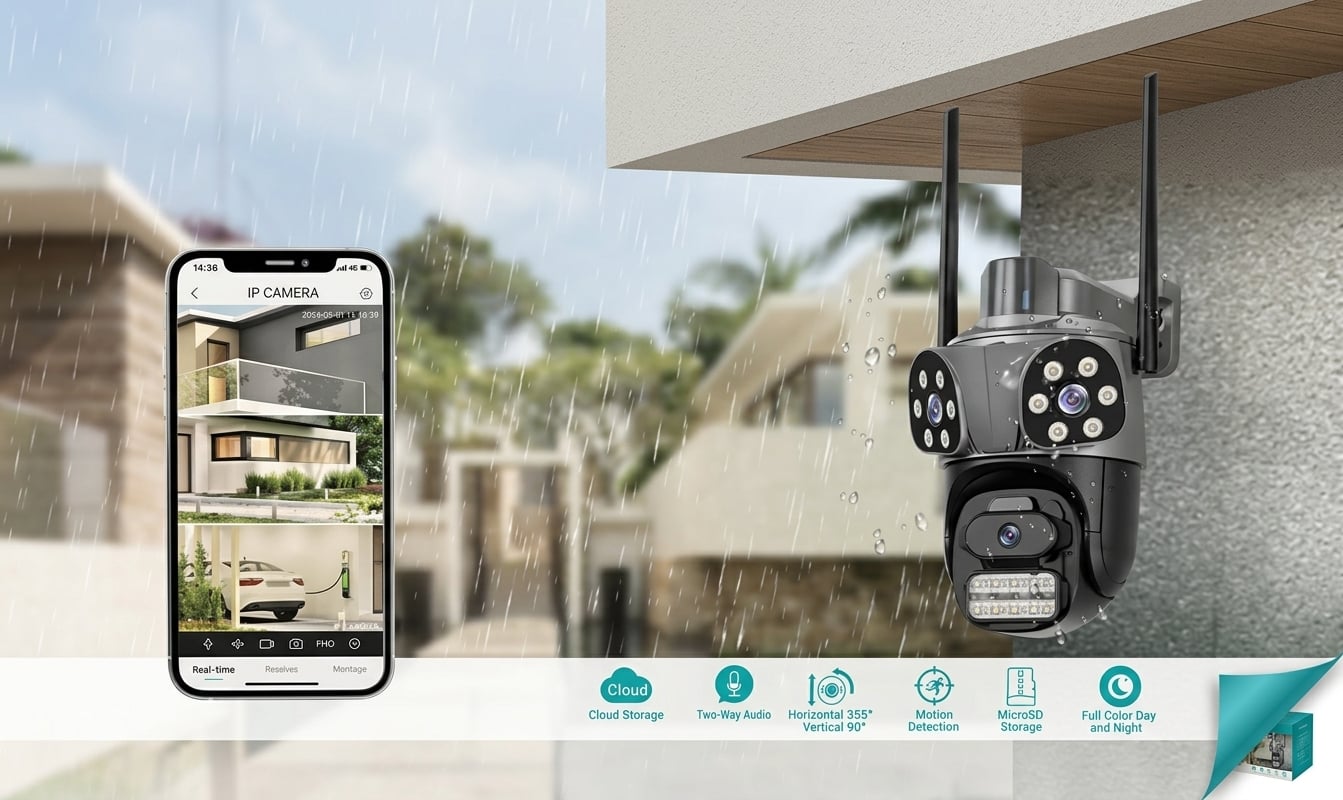 Sabron A35 Dual-lens Ip Camera Dış Mekan