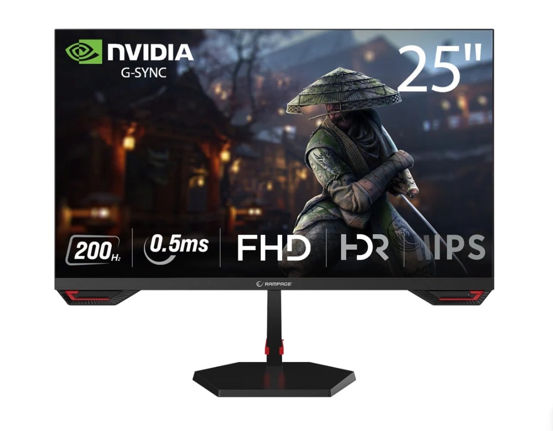Rampage Crimson Cr25r180 25" 200hz 0.5ms Fhd Fast Ips Gaming Monitör