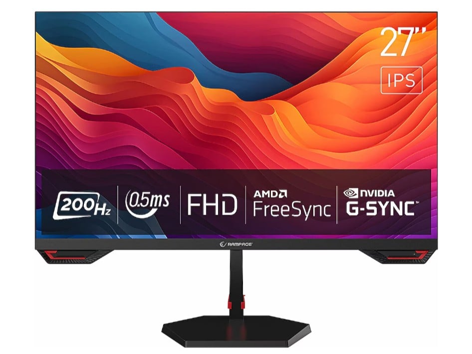 Rampage Crimson Cr27r200 27" 200hz 0.5ms Fhd Fast Ips Gaming Monitör