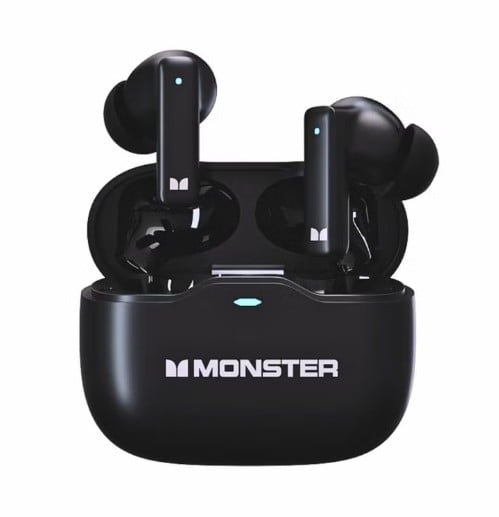 Monster Aura Fit Gt17 Tws Kulak İçi Kancalı Oyuncu Bluetooth Siyah Kulaklık