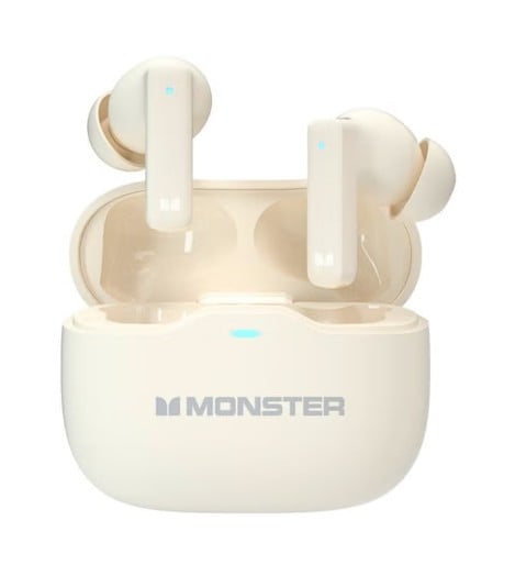 Monster Aura Fit Gt17 Tws Kulak İçi Kancalı Oyuncu Bluetooth Ivory Kulaklık