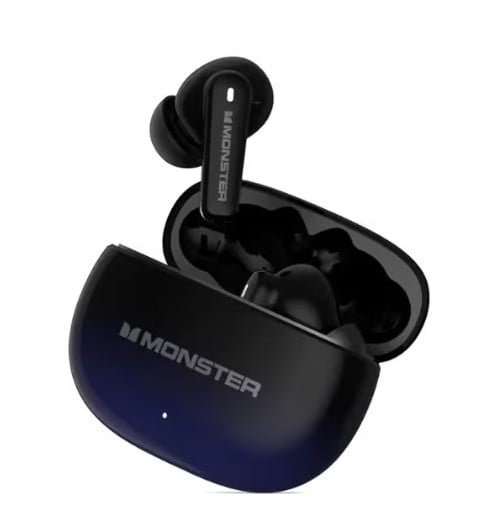 Monster Aura Fit Xt02 Anc Aktif Gürültü Engelleyici Tws Bluetooth Siyah Kulaklık