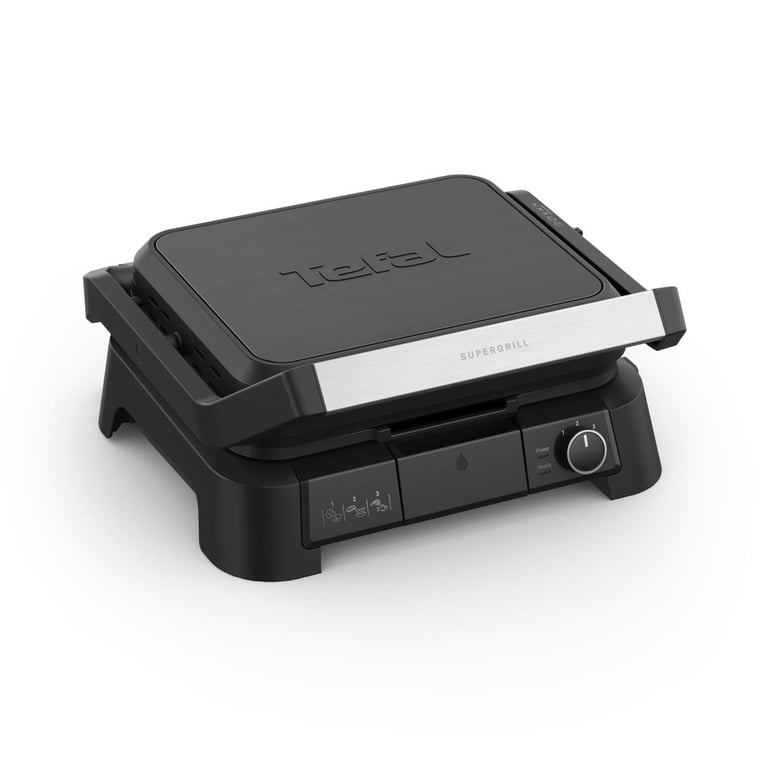 Tefal Gc510de0 Supergrıll 3in1 6 Dilim Kapasiteli 2000w Barbekü Izgara Ve Tost Makinesi - Siyah