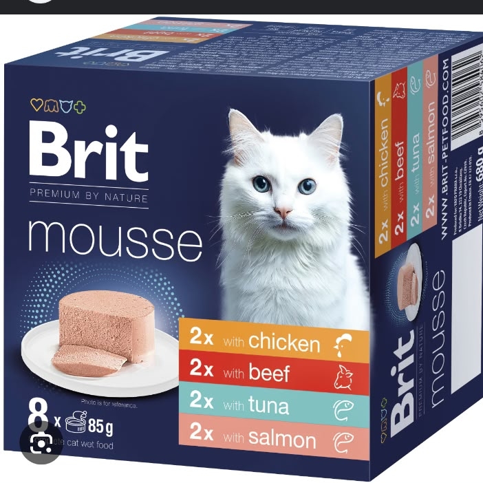 Brit Premium Cat Mousse Multipack 8X85G Kedi Yaş Maması