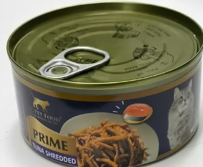 Prime Kedi Konserve Tuna Shredded 170G Kedi Yaş Maması