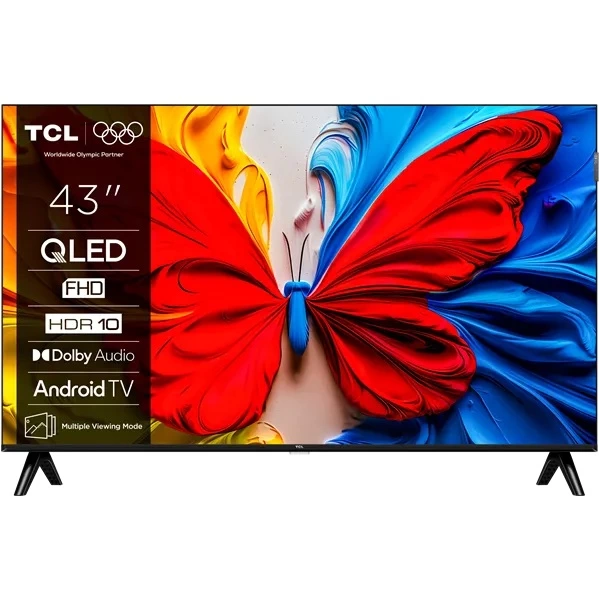 Televizyon Tcl 43" 43S5K Qled Fhd Google Tv