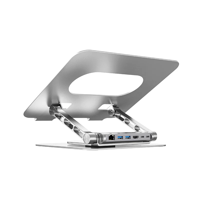 Unitek D1109B01 360D Metal Çıkarılabilir 5 in 1 USB-C Hub Dahil15.6" Notebook Standı