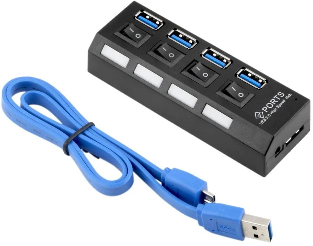 Usb Çoklayici Usb 2.0 4 Port On/Off Butonlu Ledli̇