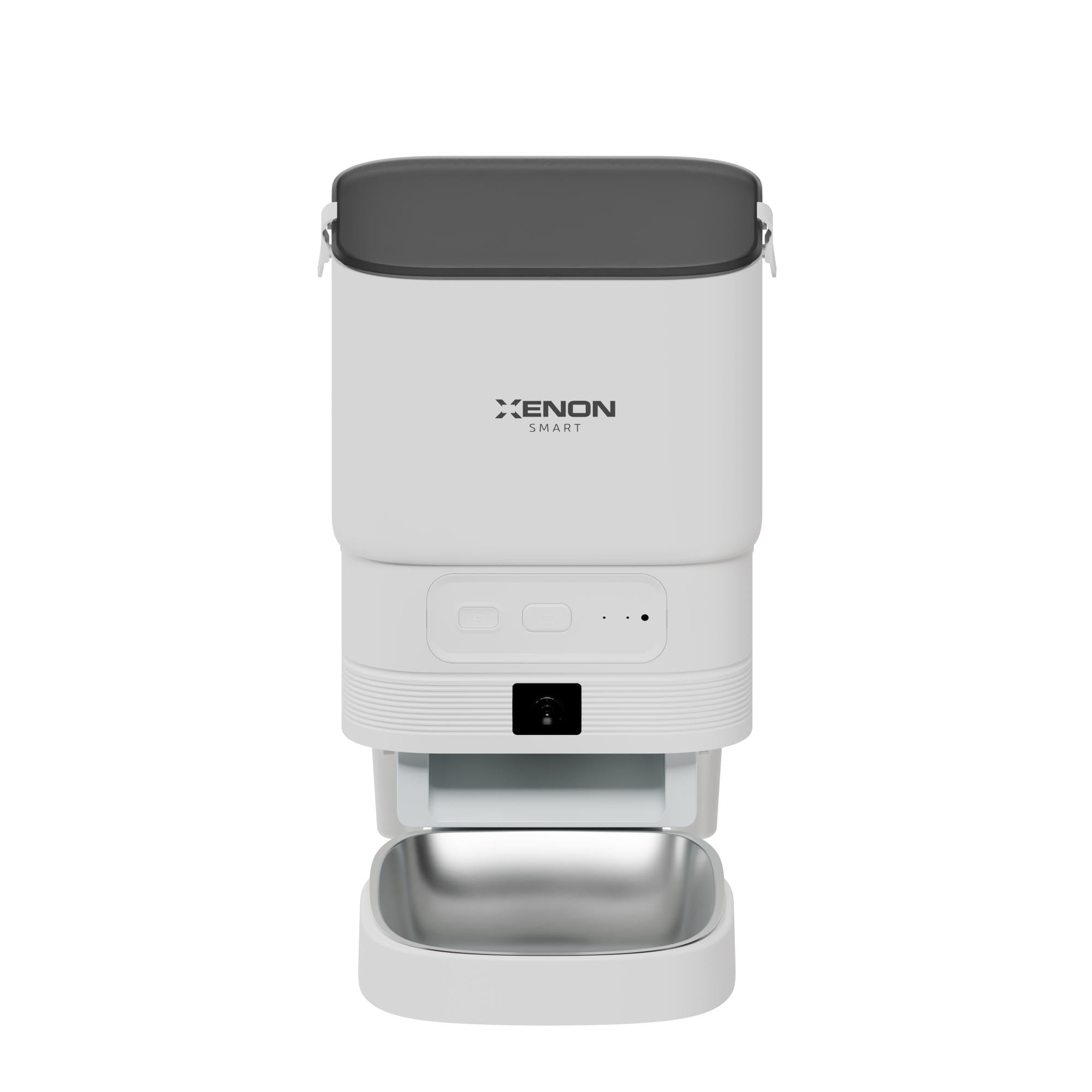 Xenon Smart X8614 1080p 4L Akıllı Mama Kabı Kameralı Wi-Fi Mobil Kontrol Çelik Kase Gece Görüşlü