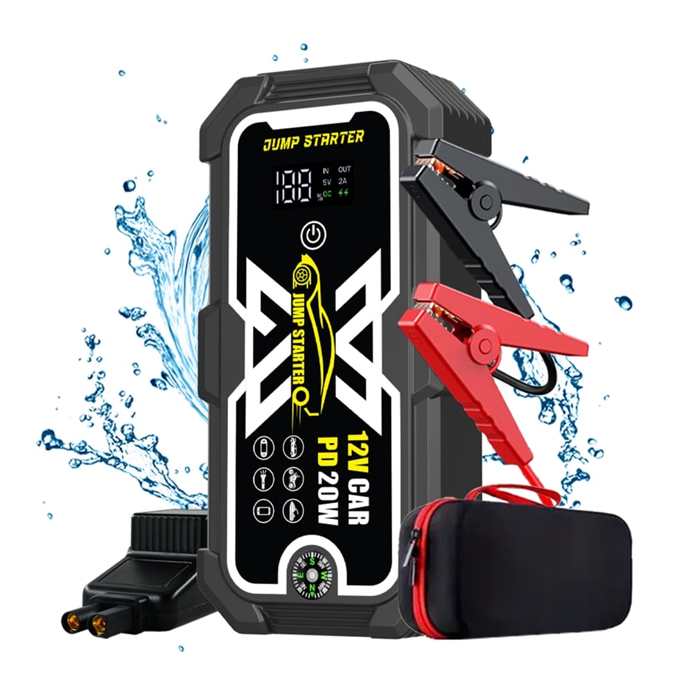 Hızlı Araç Jump Starter Yüksek Kaliteli Siyah