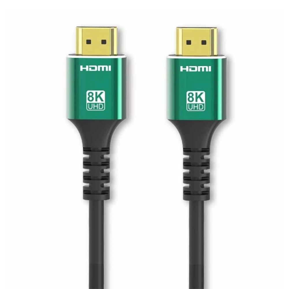 Ethernet'li HDMI - HDMI Kablo 3m 8K JASPER 39494 siyah/yeşil