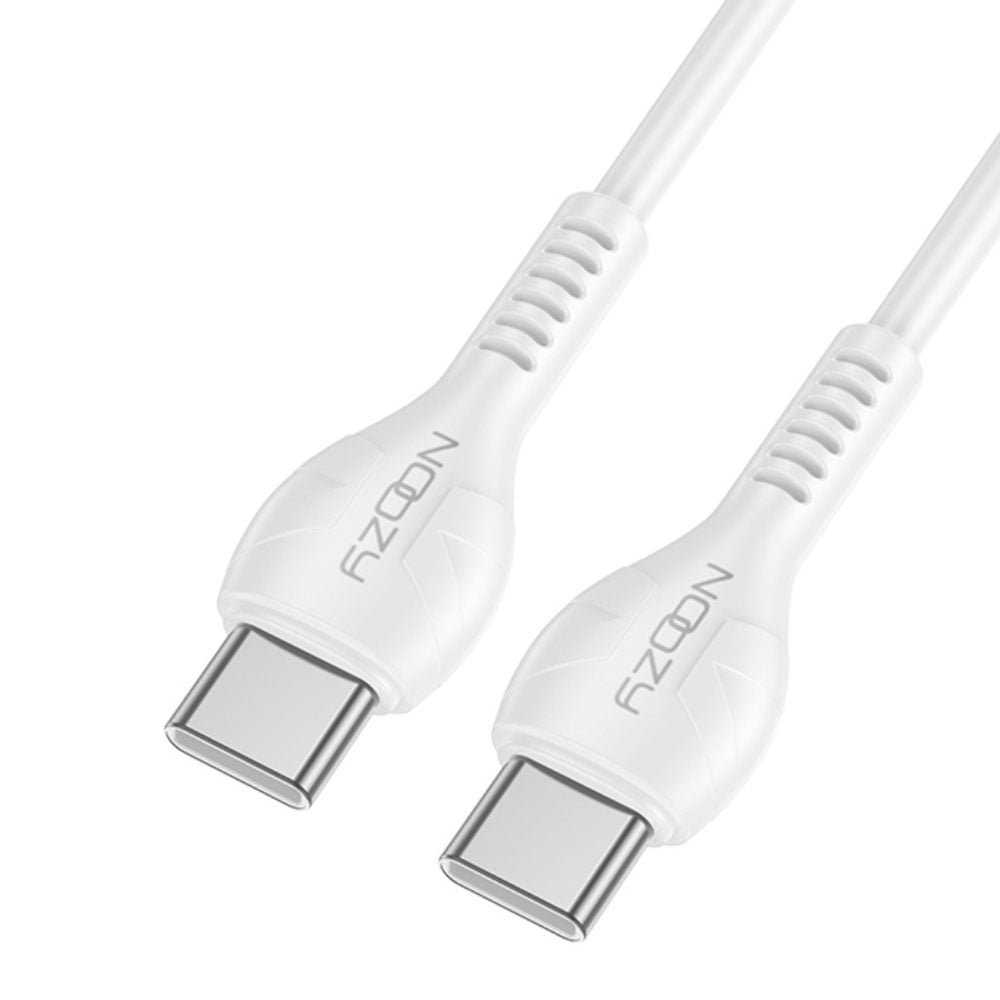 USB-C'den USB-C'ye Kablo 2.0 2m NOOZY 60W A45 beyaz