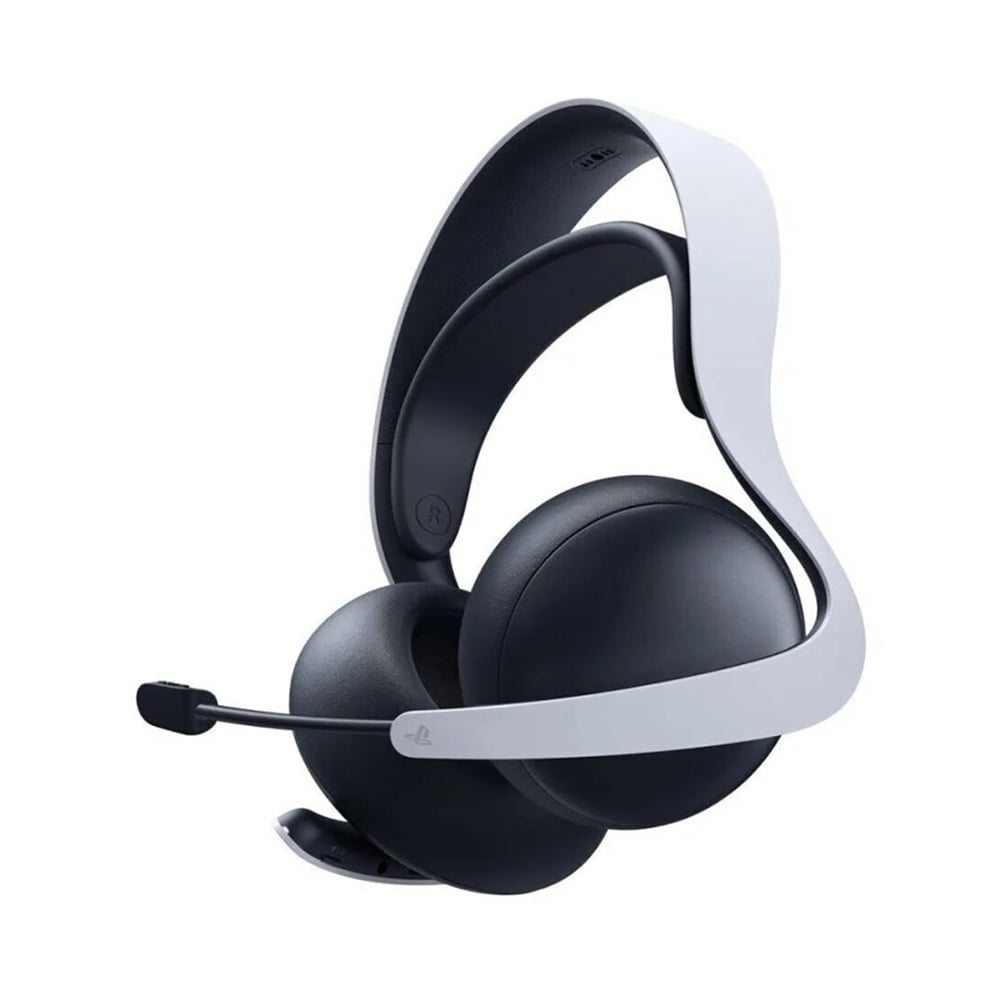 Mikrofonlu Kablosuz Kulaklık, PC / PS5 / Playstation Portal için SONY Pulse Elite + Kılıf siyah/beyaz