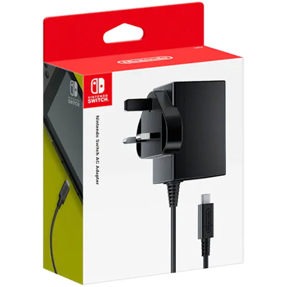 Nintendo Switch için Şarj Cihazı İngiltere Fişi Resmi NINTENDO