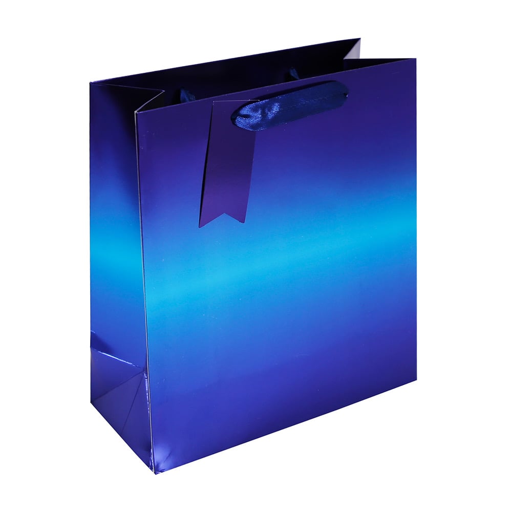 Hediye Torbası Metalik (M) EUROWRAP 35492-3C mavi