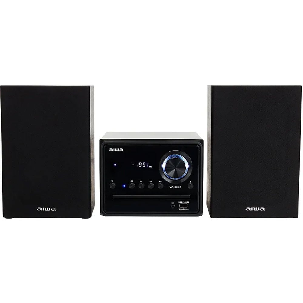 AIWA MCBT-350 Mikro Siyah Hi-Fi Sistemi