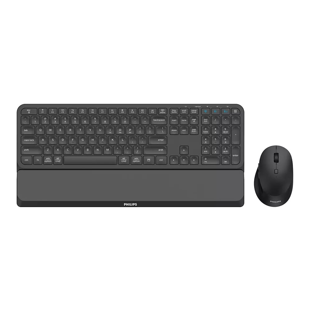 Kablosuz Klavye + Mouse PHILIPS SPT6607B/00 US Siyah