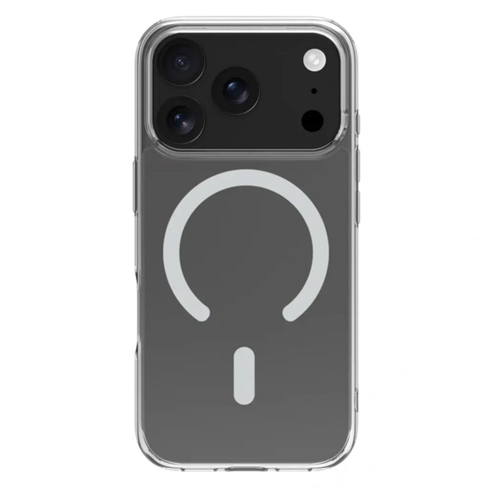 iPhone 17 / 18 Pro Max için Arka Kapak Kılıf CELLY GELSKINMAG1201W MagSafe Beyaz