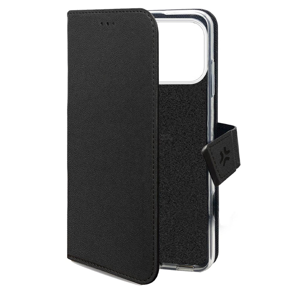 iPhone 17 / 18 Pro için Kitap Kapak Kılıf CELLY WALLY1200 siyah