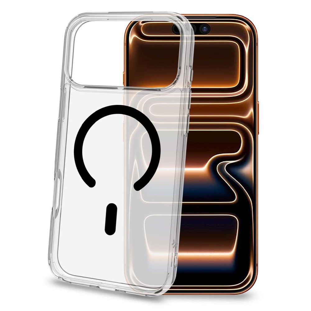 iPhone 17 / 18 Pro Max için CELLY MagSafe Arka Kapak Kılıf GELSKINMAG1201B Siyah