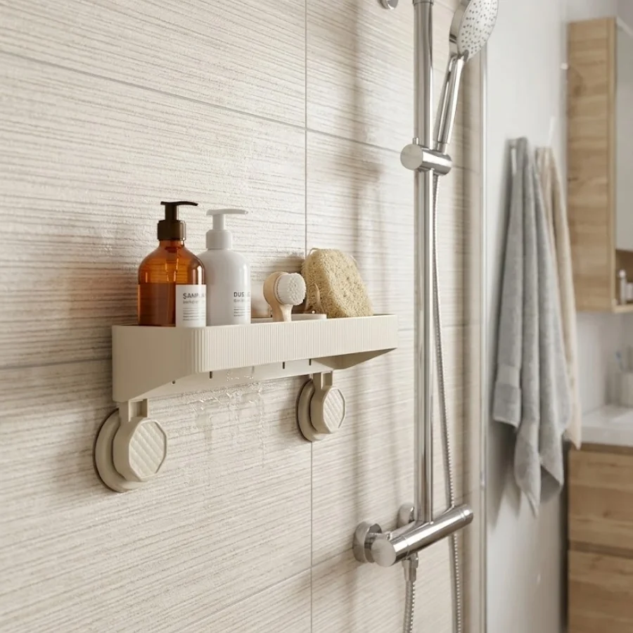 Etm Yh6513 Yapışkanlı Banyo Rafı