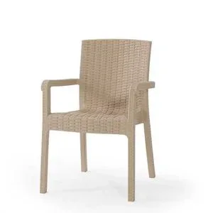 Henıver Vektor Sandalye Beyaz Cappucıno