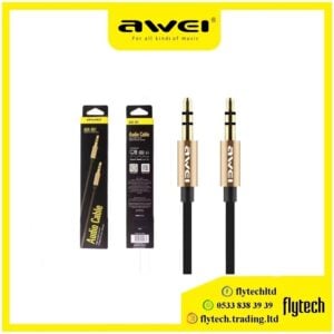 Awei Aux-001 Jack Kablo 3.5mm 1M Siyah