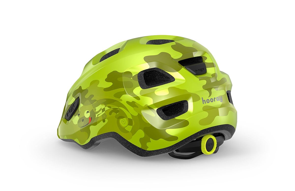 Met Kask Hooray Sarı Chamaleon Parlak