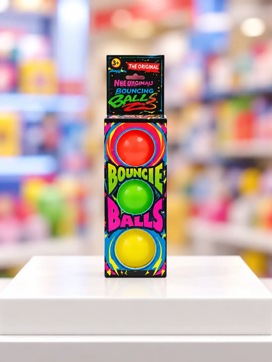 Squish Dough 3’lü Neon Sıkma Topu Seti