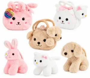 Peluş Hayvan El Çantası – 3 Farklı Model