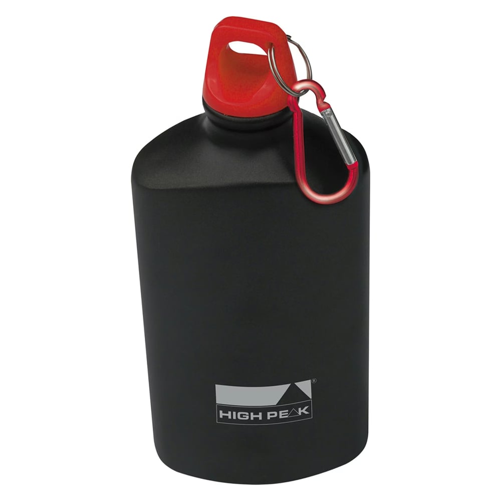 Aksesuar Matara 0,5 L Oval Siyah, Alüminyum