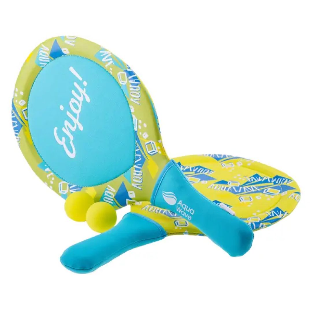 Aquawave Silgur Plaj Tenis Seti - Tender Shoots Arrow Baskılı