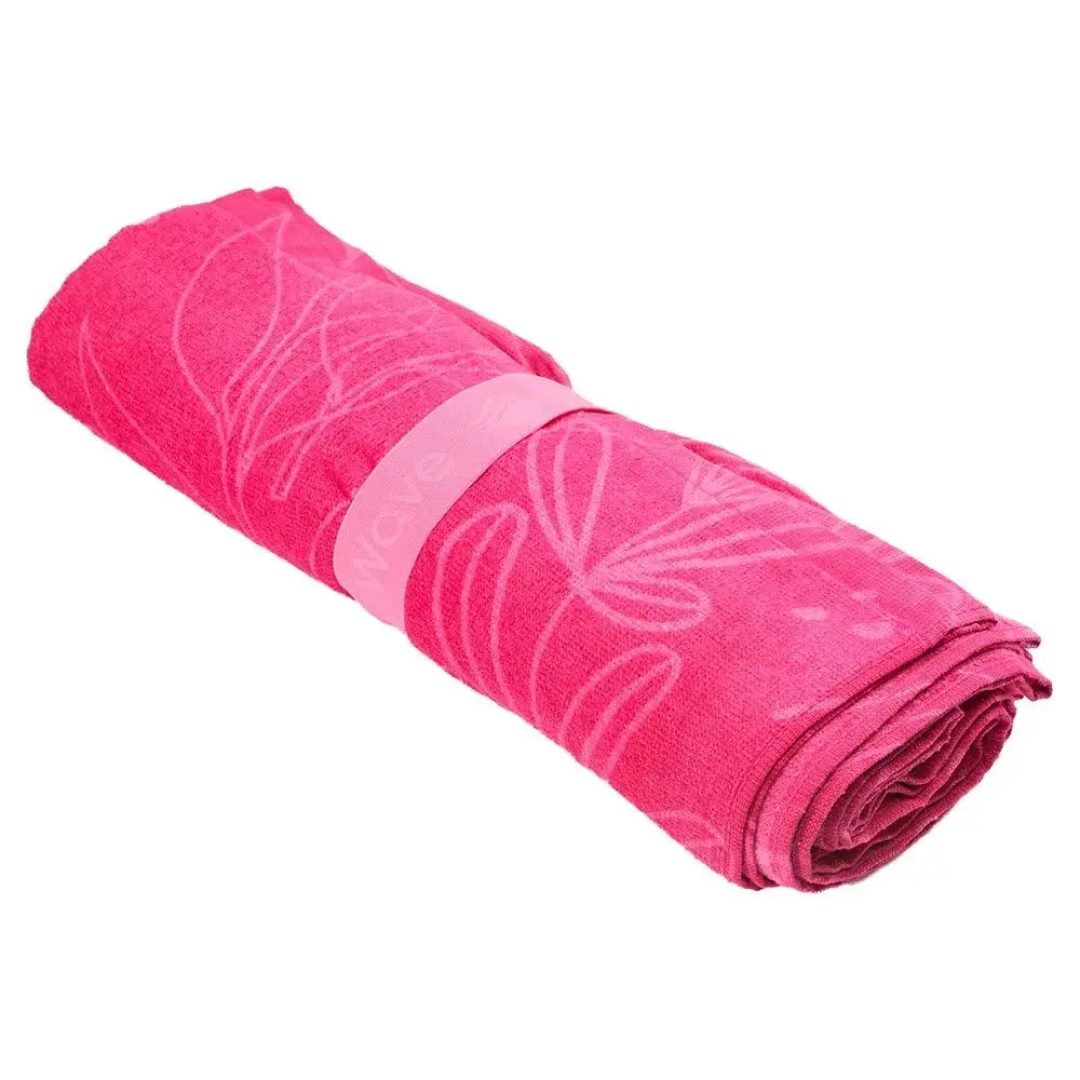 Aquawave Rannas Havlu Pembe Yaprak Desenli