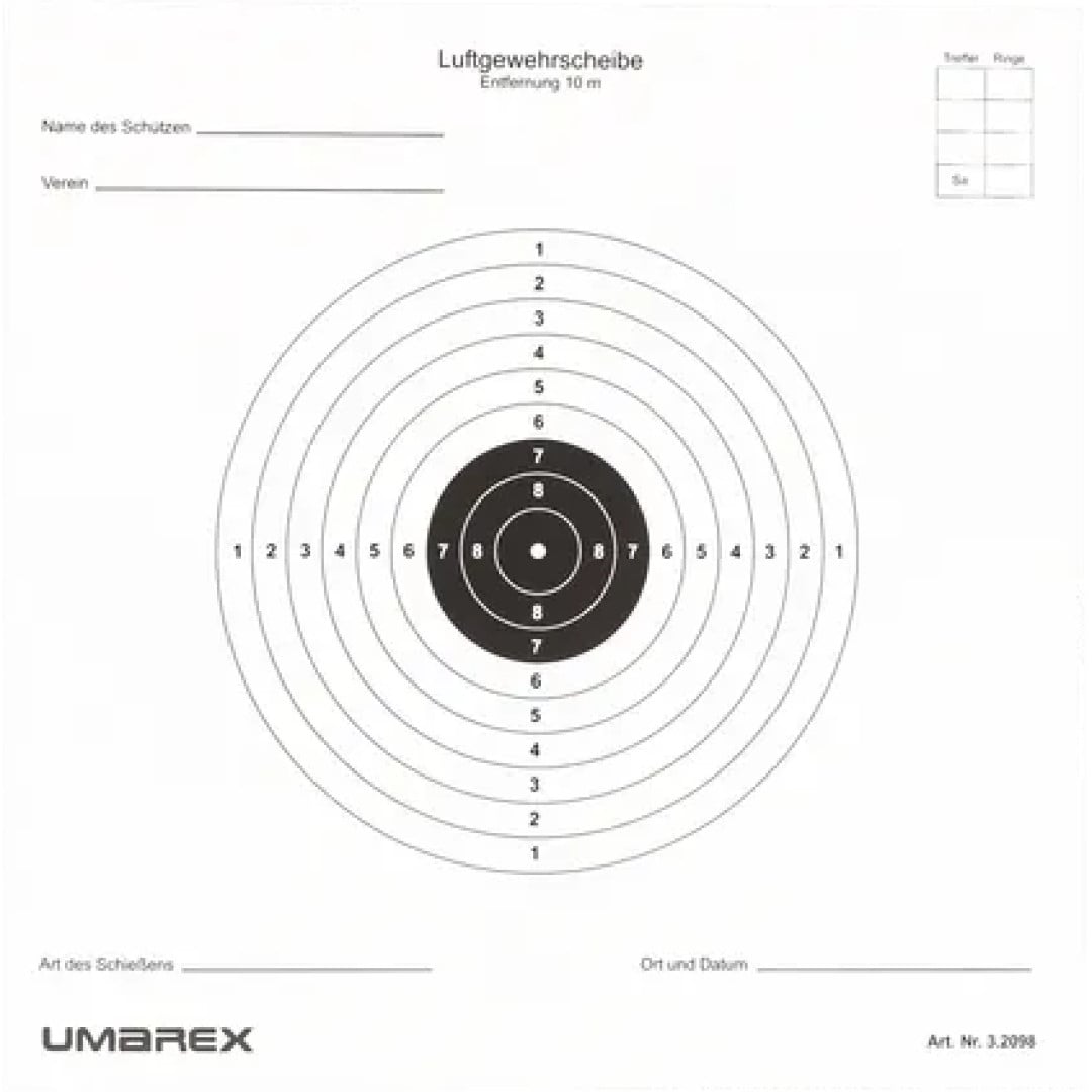 Umarex Kağıt Hedefler (14 × 14 Cm, 1000’li Paket)