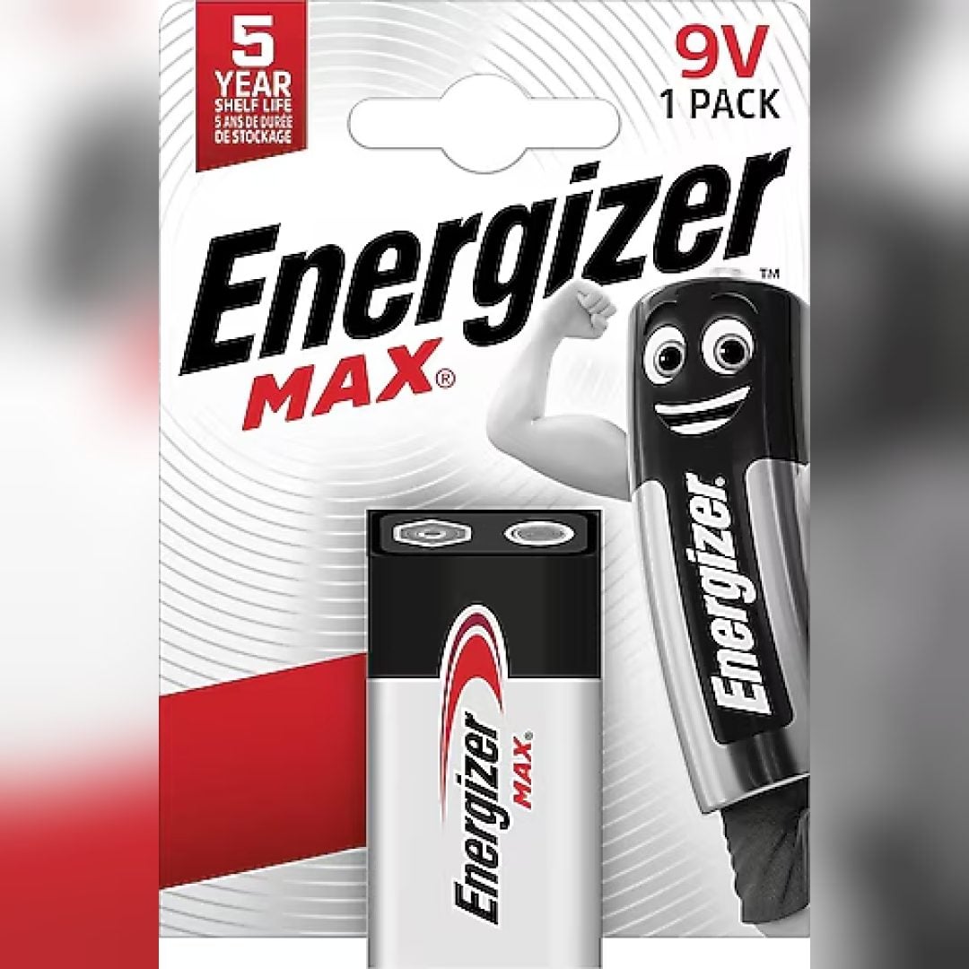 Energizer Max 9 Volt Pil / E - Tekli Blister